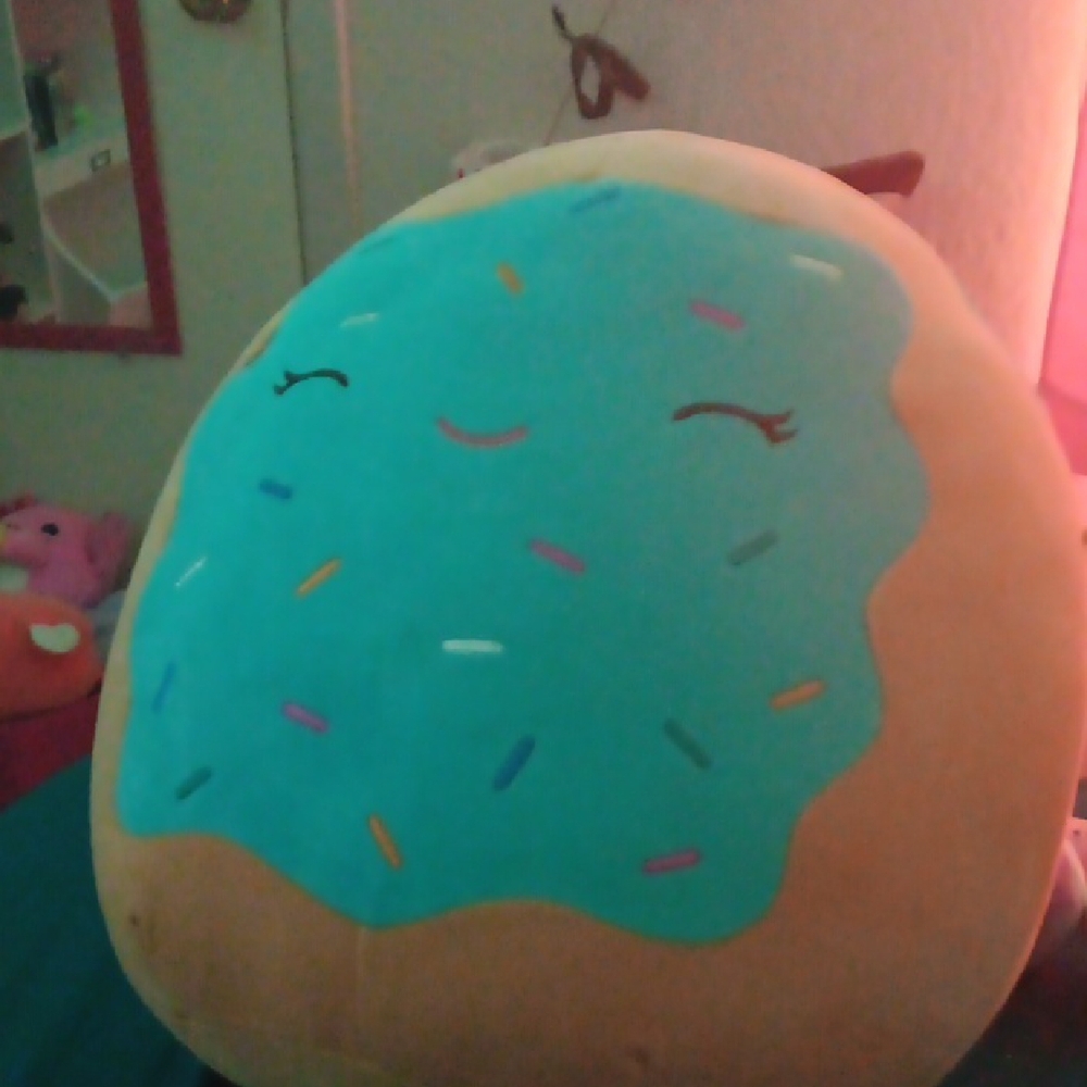 Squishmallows Donut Plush - Blue and Tan - Picture 1 of 3